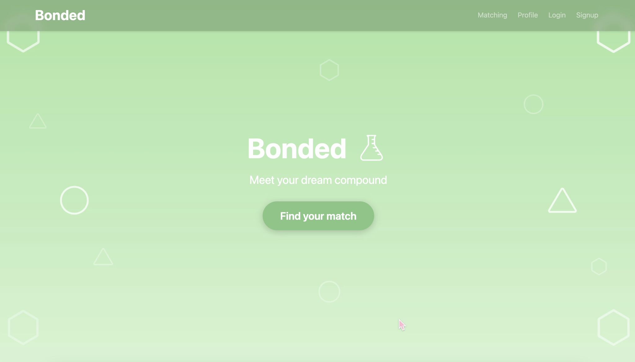 Demo Landing Screen