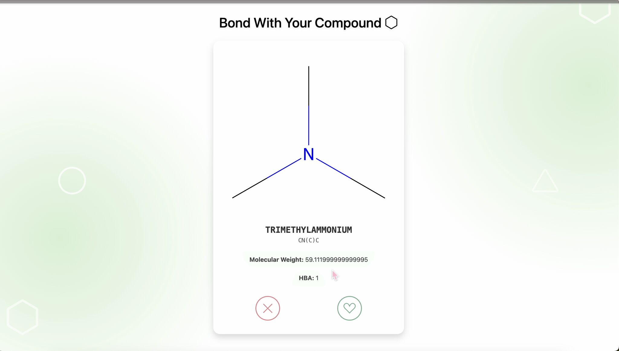 Demo Matching Screen